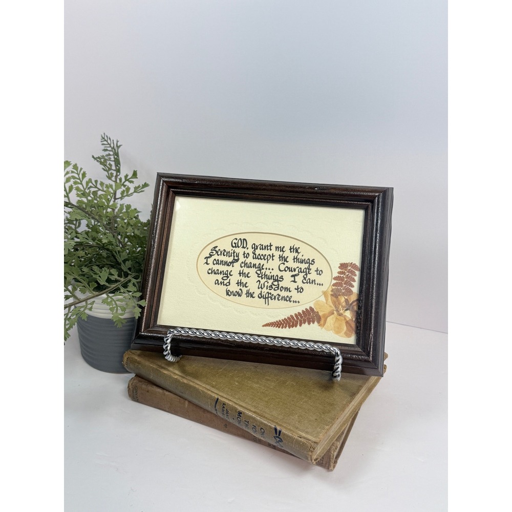 Alice Moore Gallery Serenity Prayer Framed Art 8x6